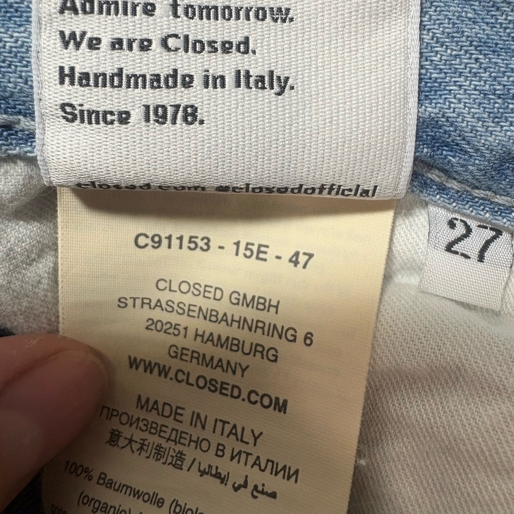 CLOSED Briston Light Blue Denim Jeans - Picture 9 of 12